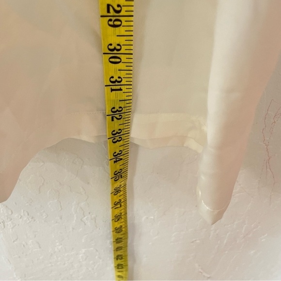 Victoria Secret 90s Satin Bridal White Lace Sequin Mini Kimono Robe One Size - Picture 8 of 8